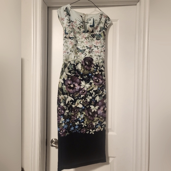 Ted Baker flower dress - Picture 1 of 4